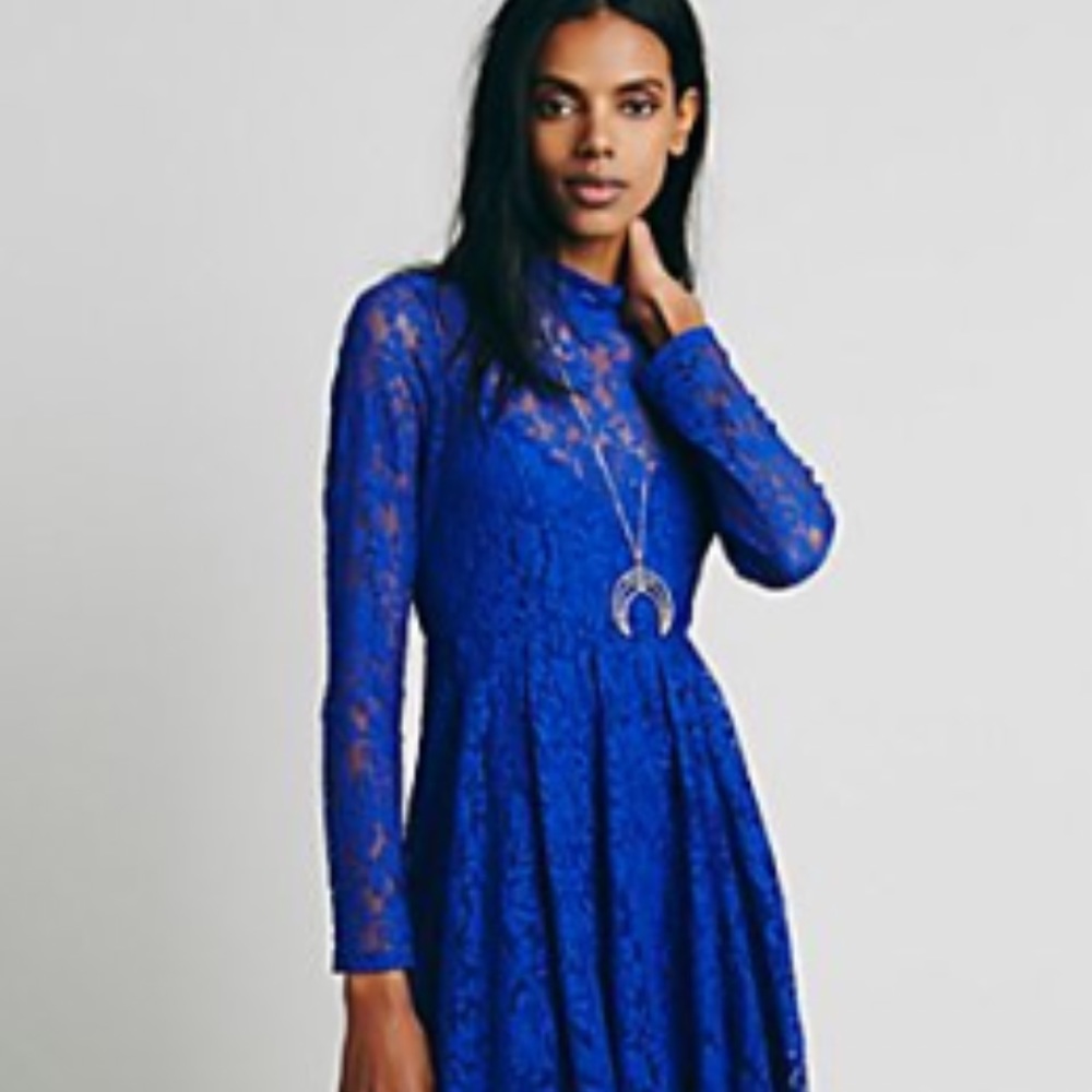 Free people  size small cobalt blue.  Perfect condition
